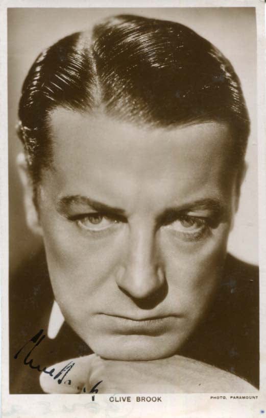 Clifford Hardman "Clive" Brook Autograph Autogramm | ID 8231999078549