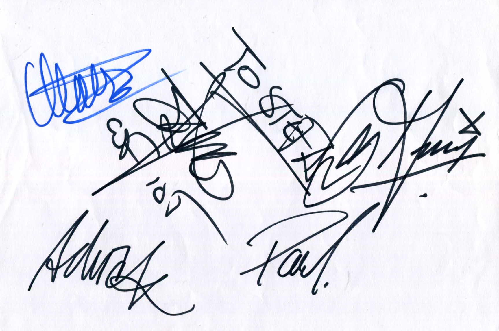 Cradle of Filth Autograph Autogramm | ID 14833092428157