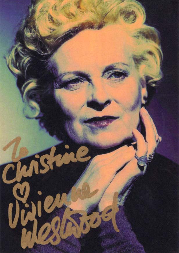 Dame Vivienne Westwood Autograph Autogramm | ID 8328025342101