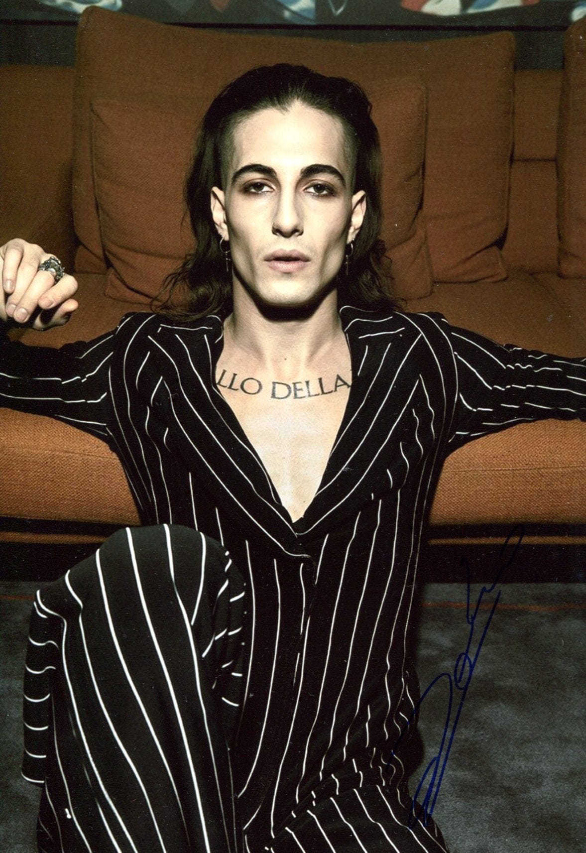 Damiano David Autograph