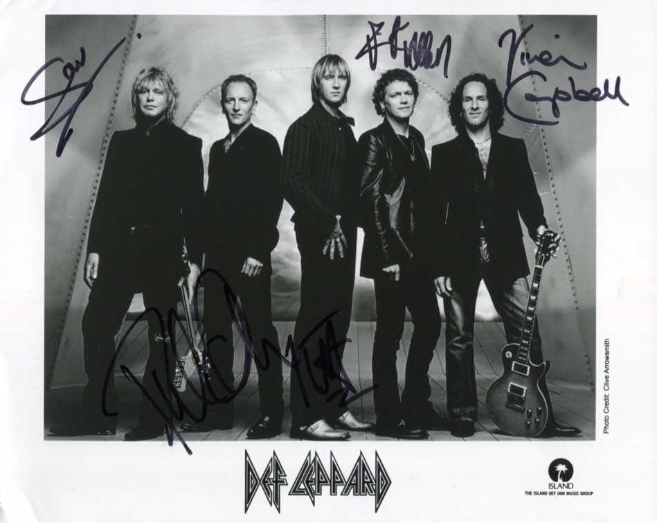Def Leppard Autograph Autogramm | ID 8479487164565