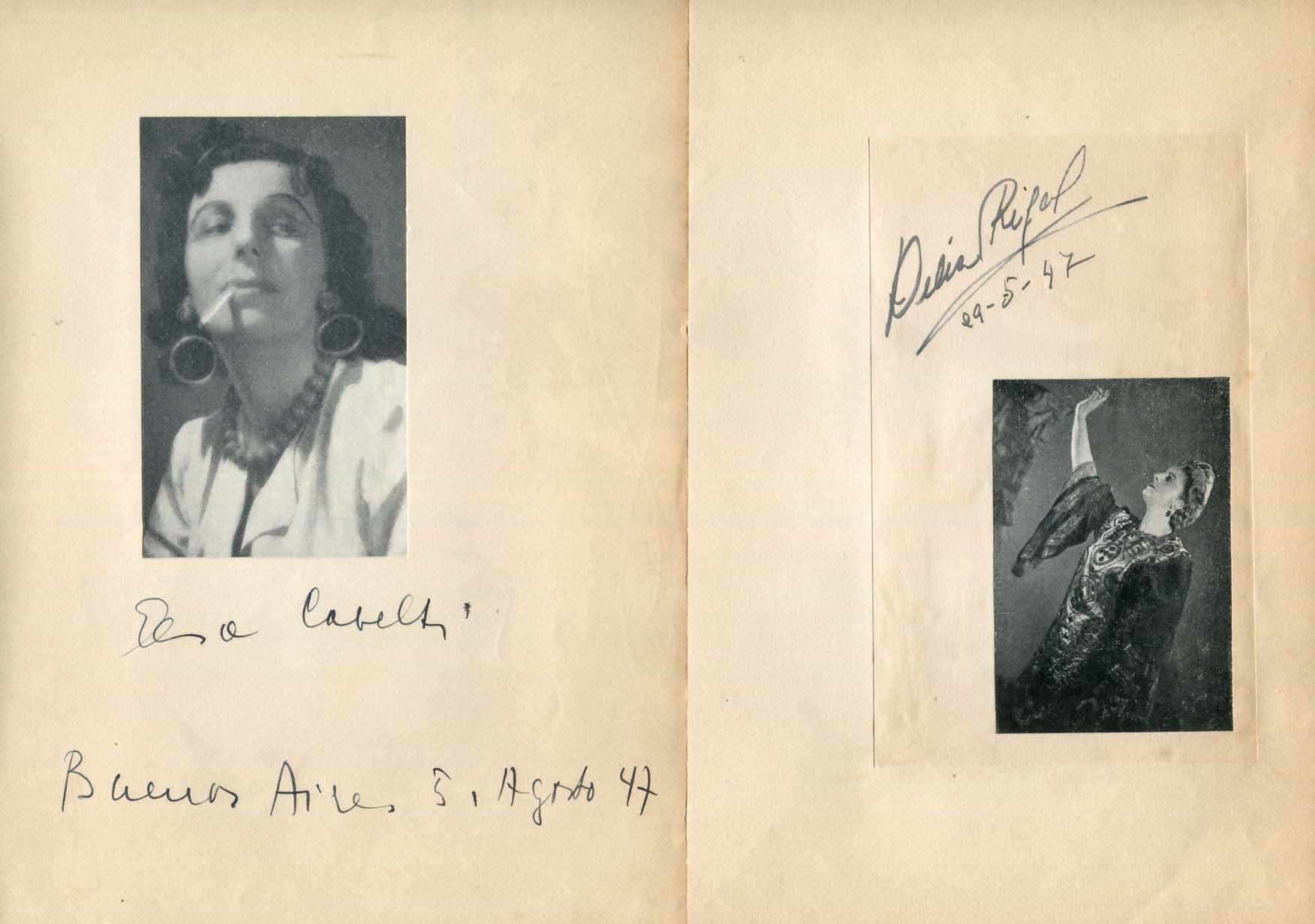 Delia & Lydia & Elsa Rigal & Kindermann & Cavelti Autograph Autogramm | ID 7943366541461