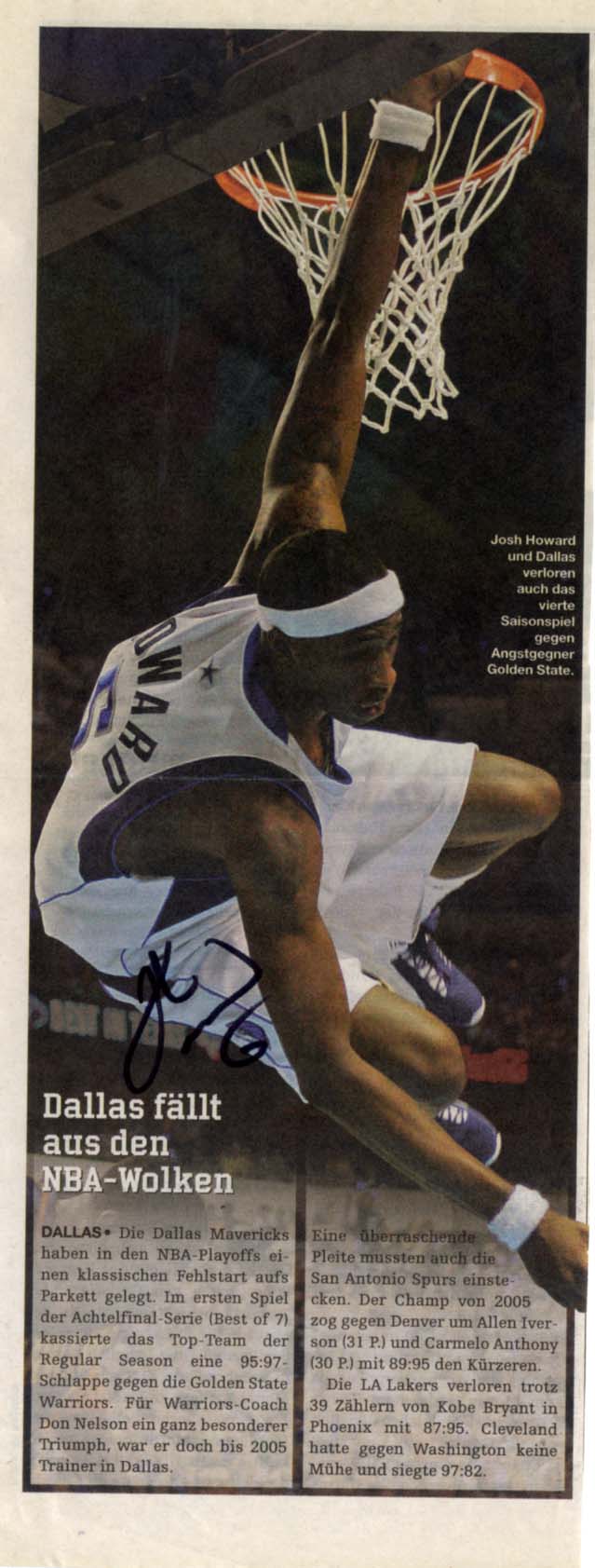 Dirk & Mark & Josh Nowitzki & Cuban & Howard Autograph Autogramm | ID 14836843839869