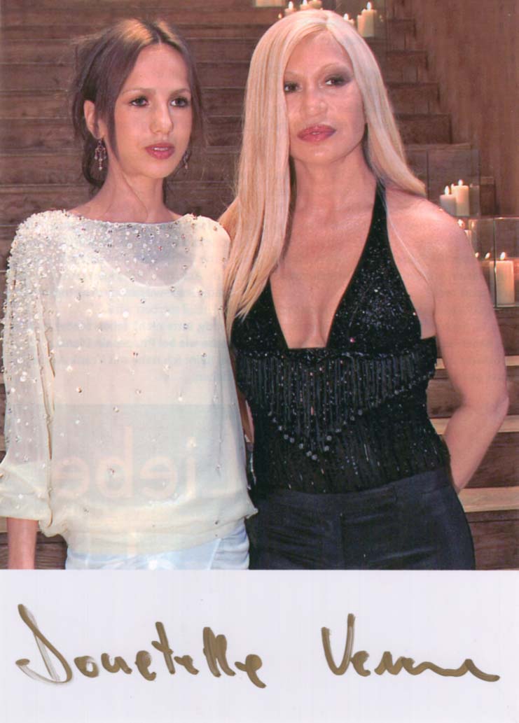 Donatella Versace Autograph Autogramm | ID 8063489605781