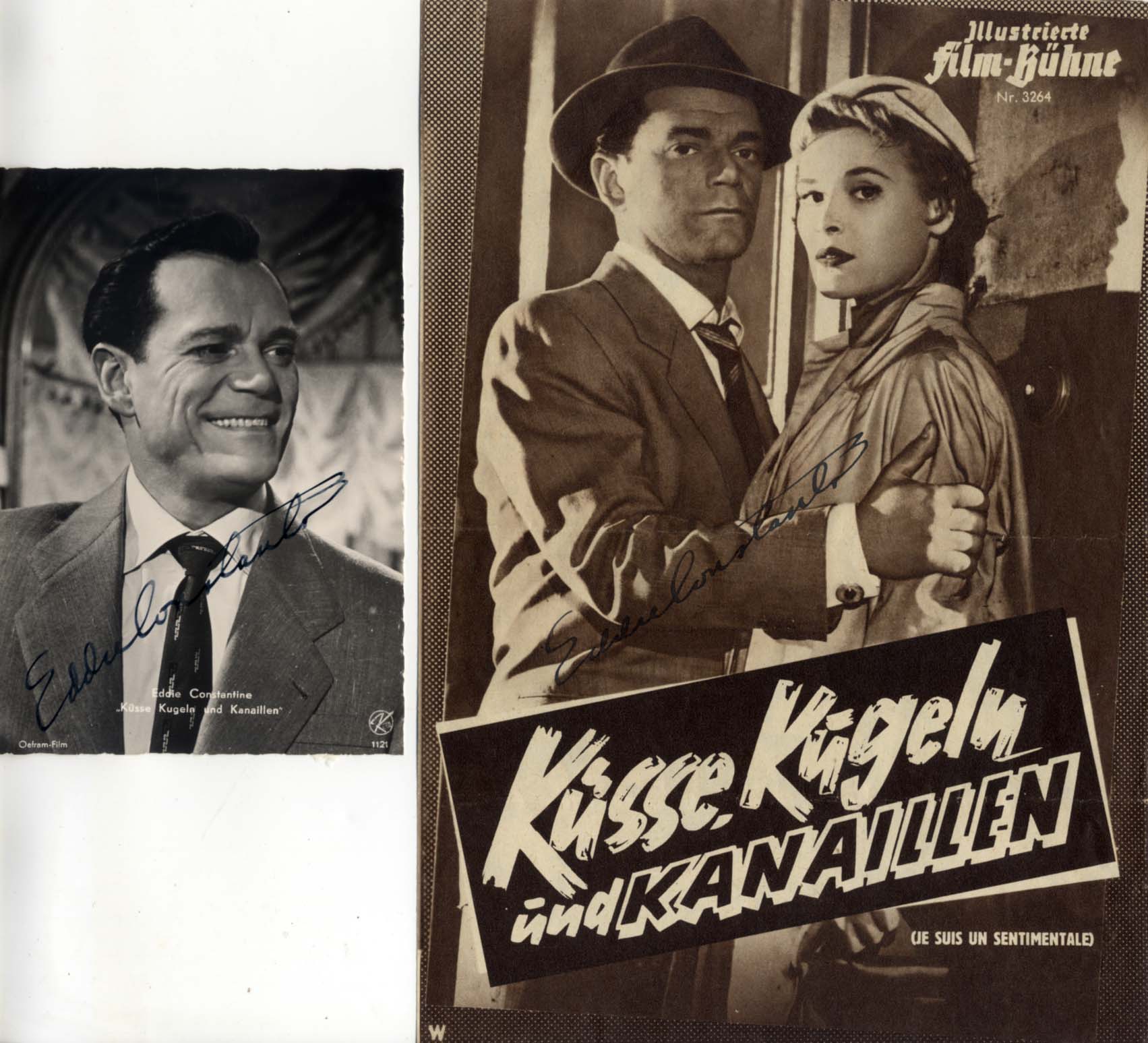 Eddie Constantine Autograph Autogramm | ID 8091531346069