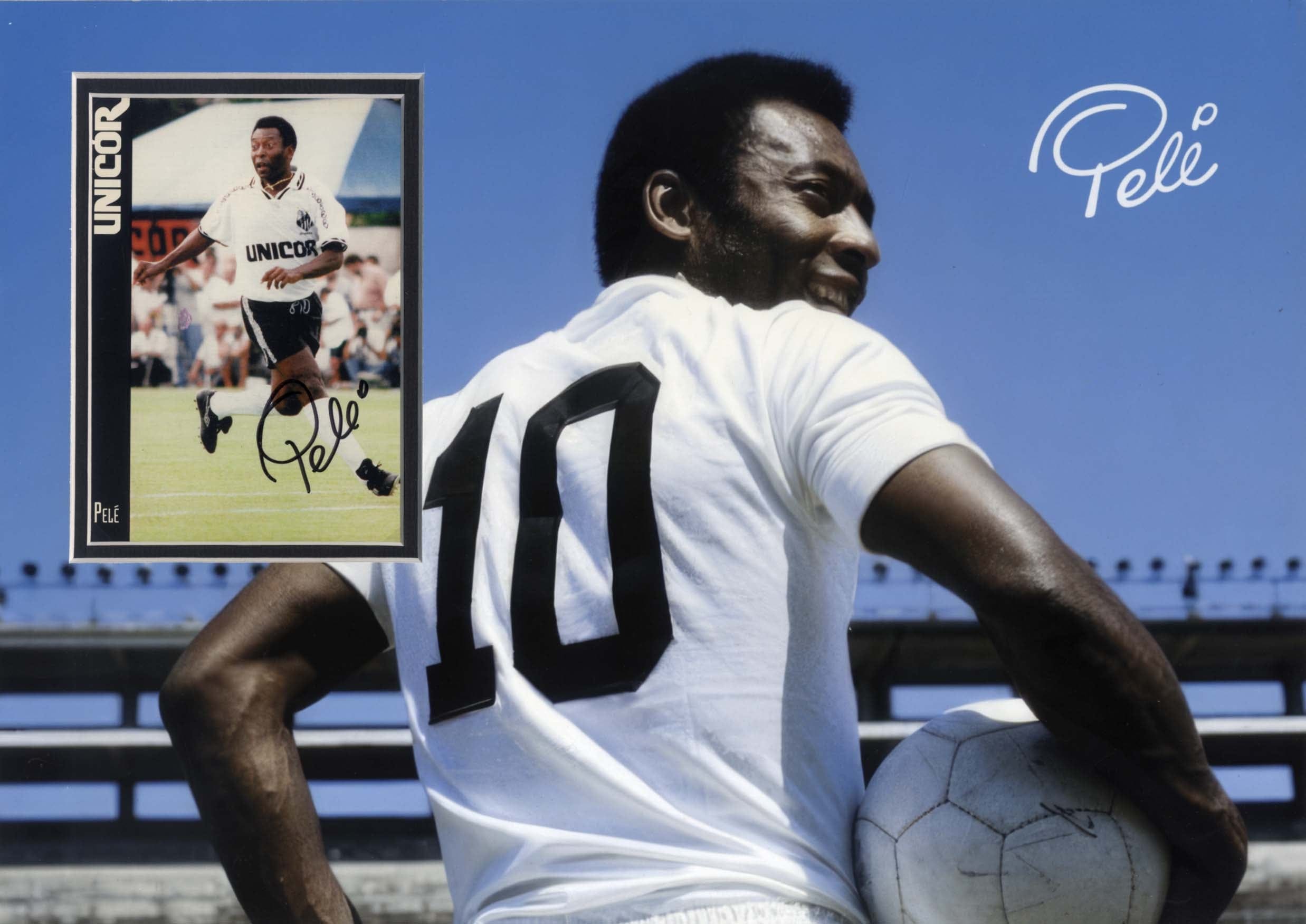 Pele Edson Arantes Do Nascimento Retro NY Cosmos Football 