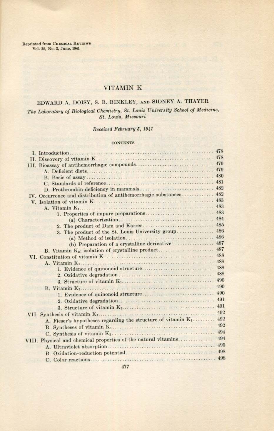 Edward Adelbert Doisy Autograph Autogramm | ID 8154310344853