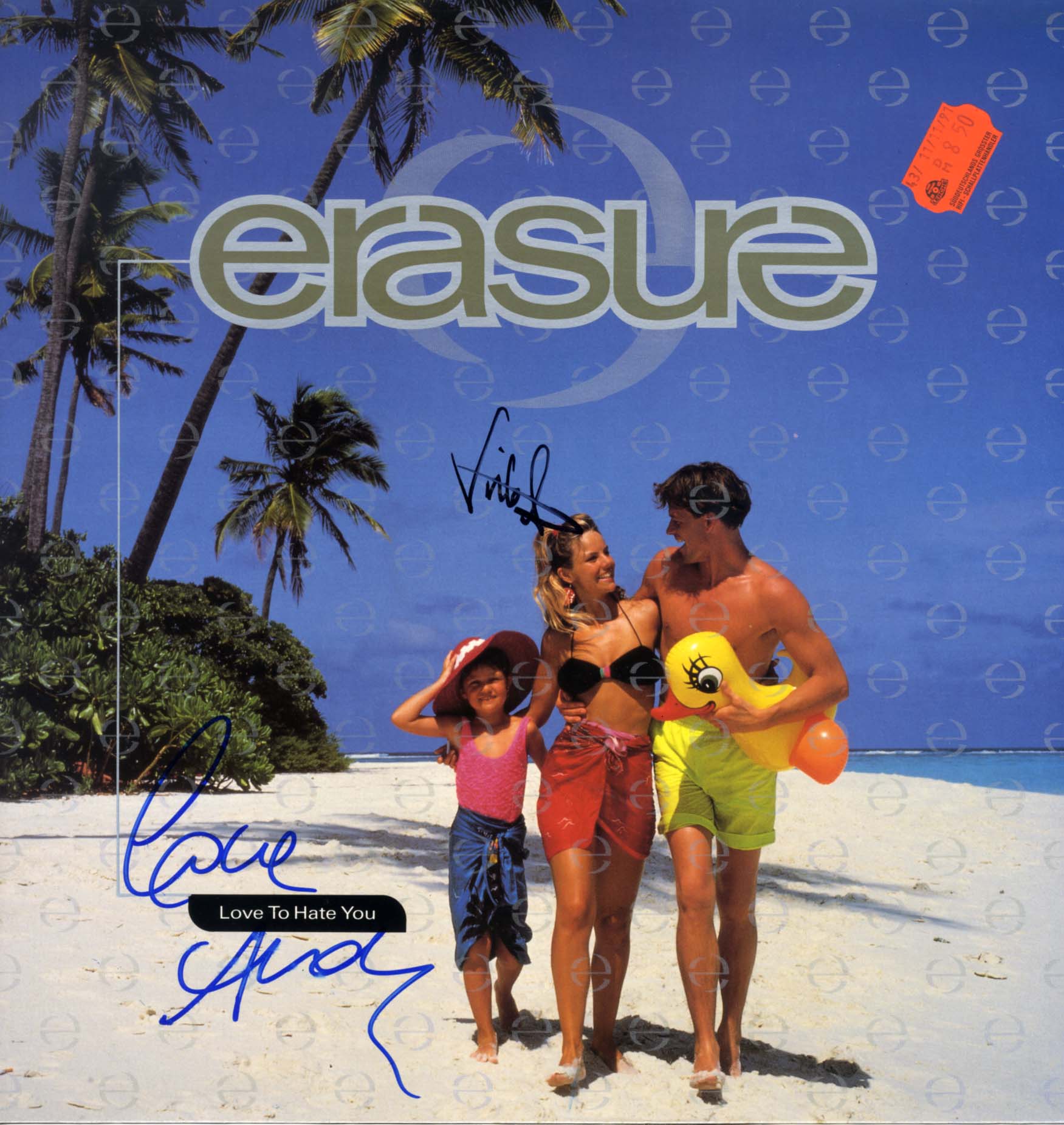 Erasure Autograph Autogramm | ID 15035473461629