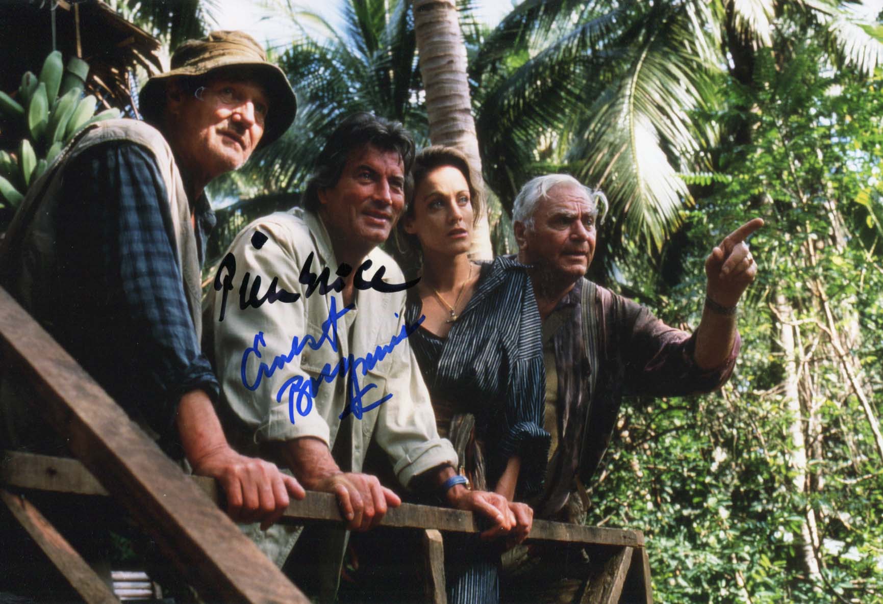 Ernest & Pierre Borgnine & Brice Autograph Autogramm | ID 8105818652821