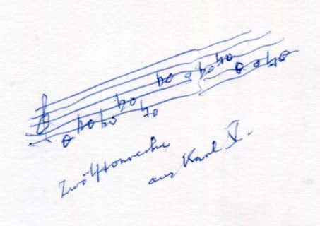 Ernst Krenek Autograph Autogramm | ID 8142549221525