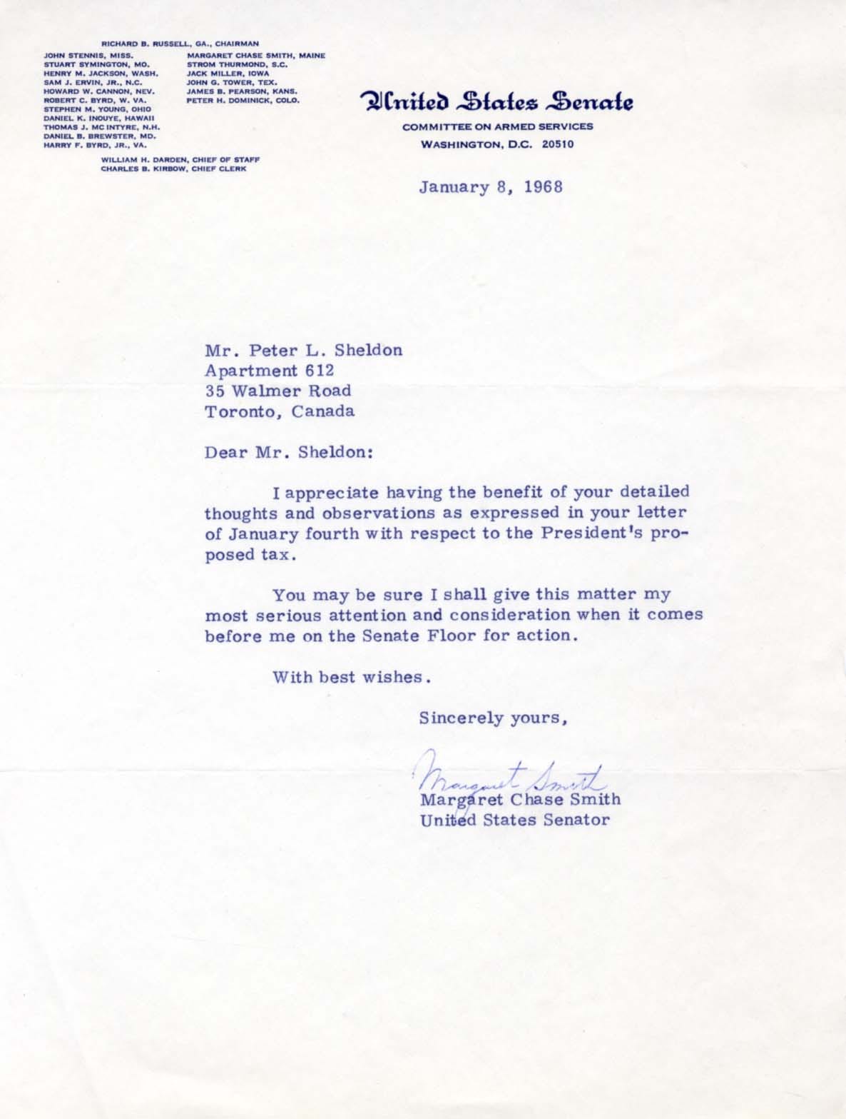 Estes & Robert & Leverett & Margaret Chase Kefauver & Taft & Saltonstall & Smith Autograph Autogramm | ID 8534298853525