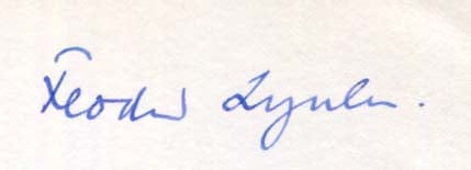 Feodor Felix Konrad Lynen Autograph Autogramm | ID 8245559263381