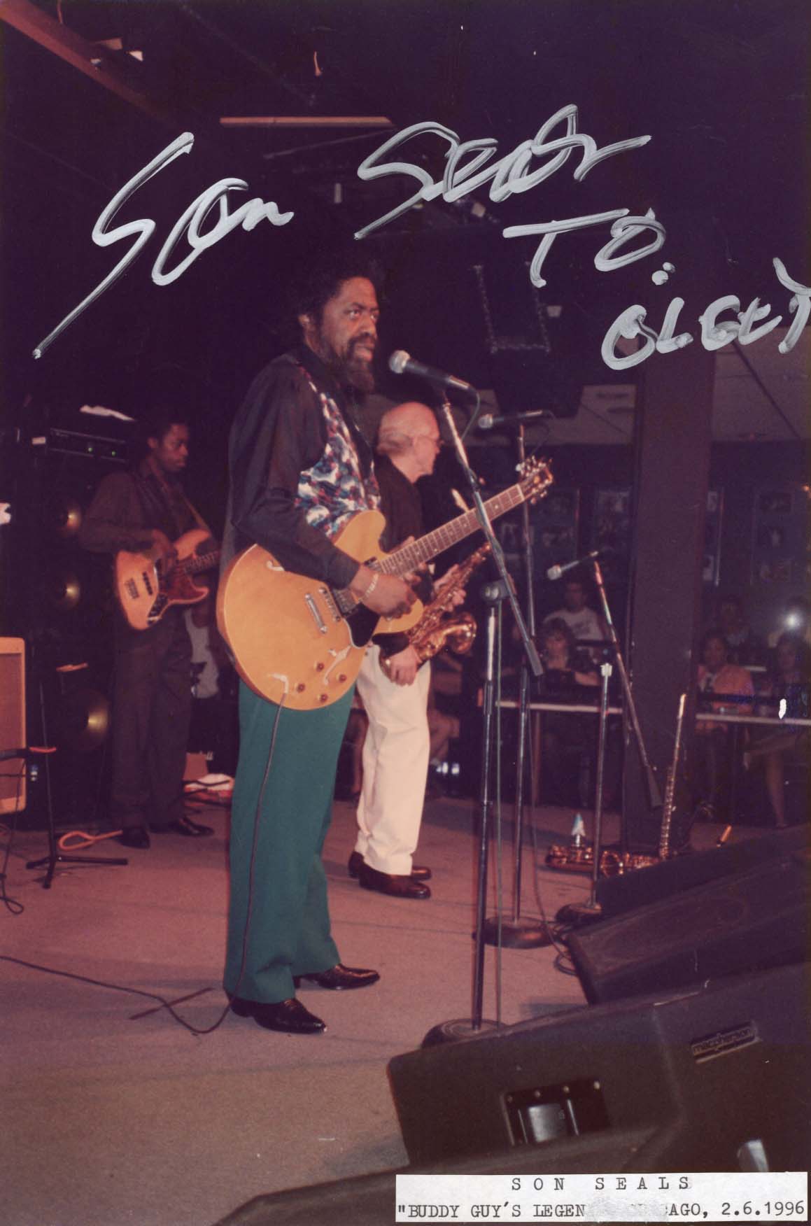 Frank "Son" Seals Autograph Autogramm | ID 8210793889941