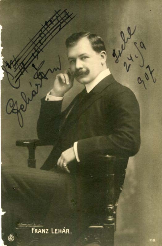 Franz Lehár Autograph Autogramm | ID 8306583961749