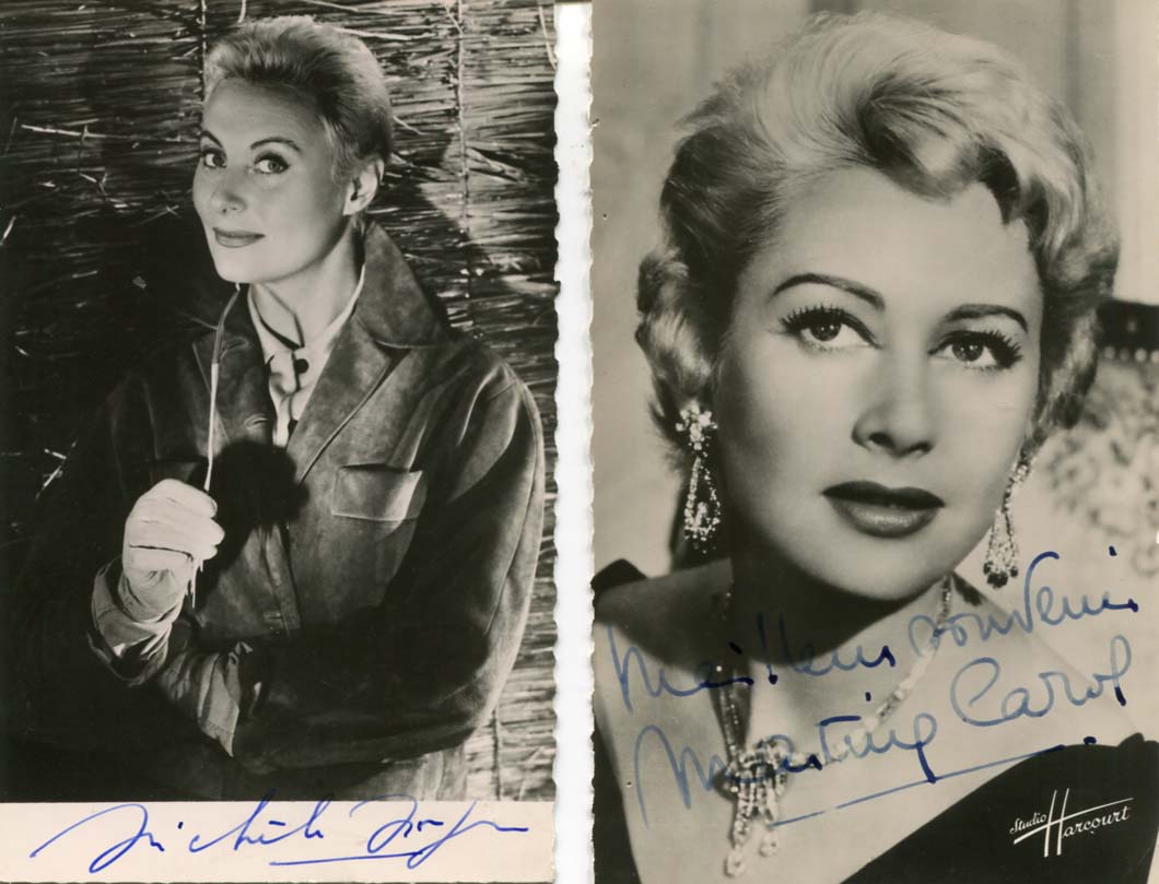 FRENCH ACTRESSES Autograph Autogramm | ID 7919708176533