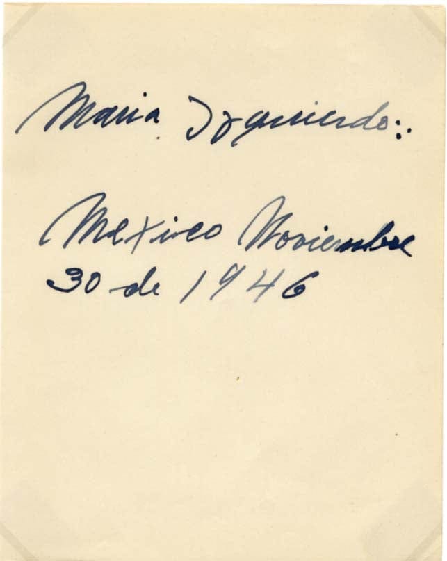 Frida Kahlo & Diego Rivera & Maria Izquierdo Autographs
