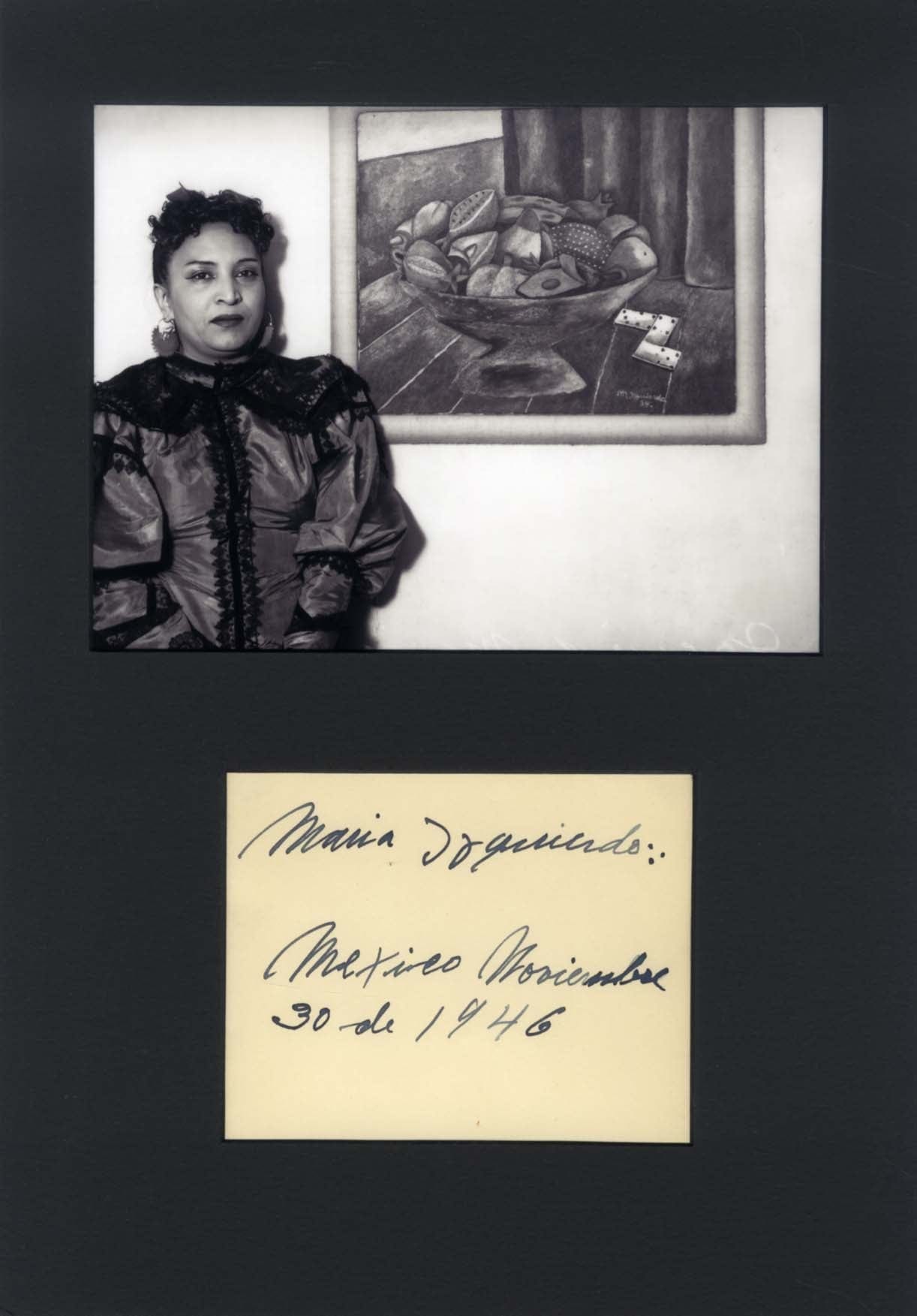Frida Kahlo & Diego Rivera & Maria Izquierdo Autographs