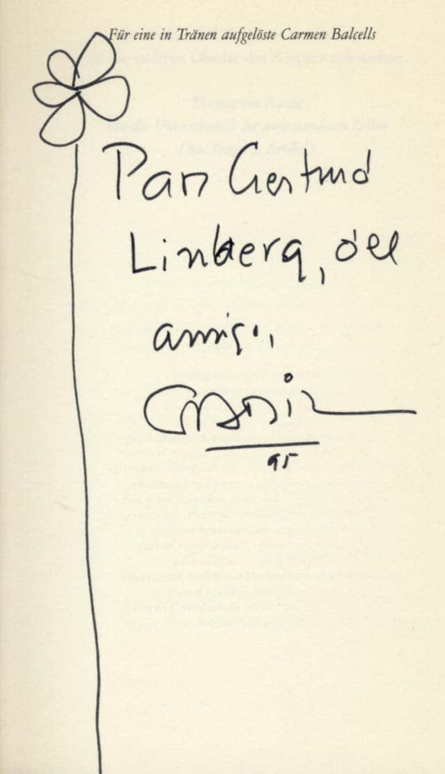 Gabriel Garcia Marquez Autograph Autogramm | ID 15051961172349
