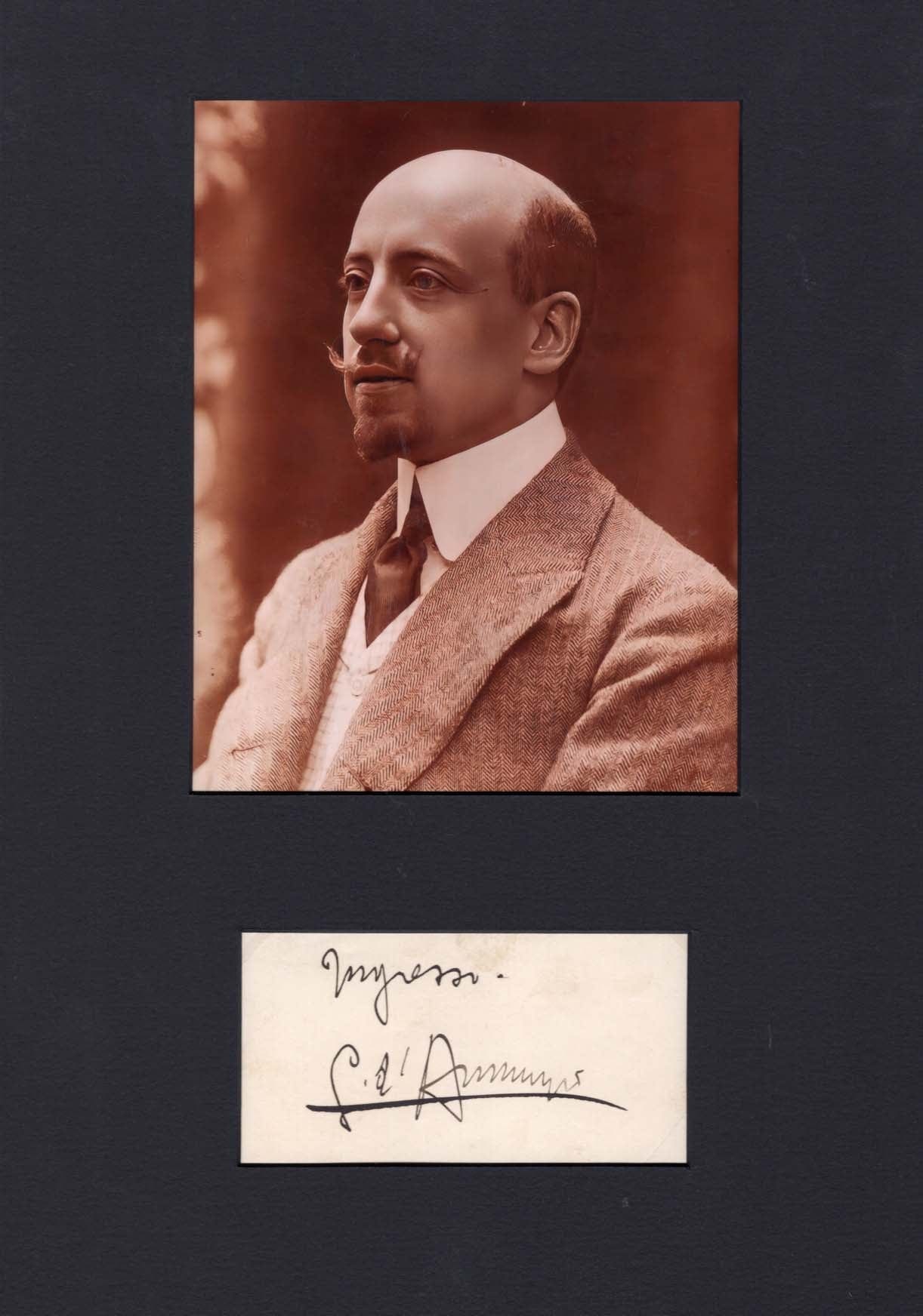 Gabriele D`Annunzio Autograph Autogramm | ID 8105020522645