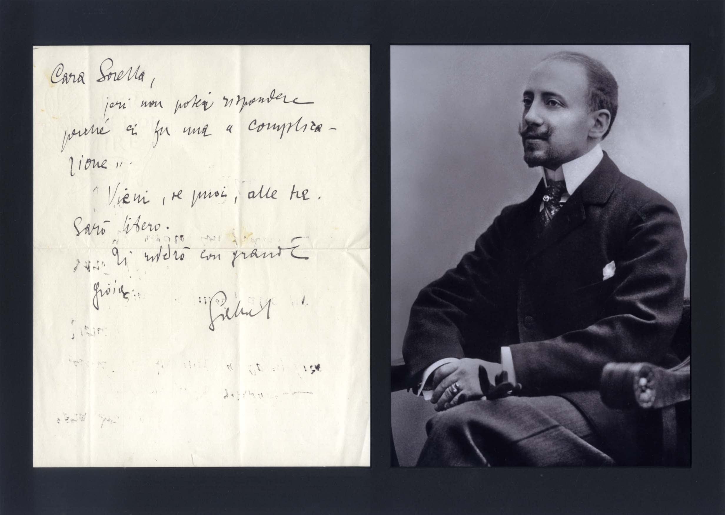 Gabriele D`Annunzio Autograph Autogramm | ID 8130442526869