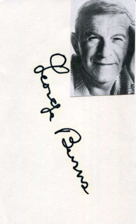 George Burns Autograph Autogramm | ID 14932289814909