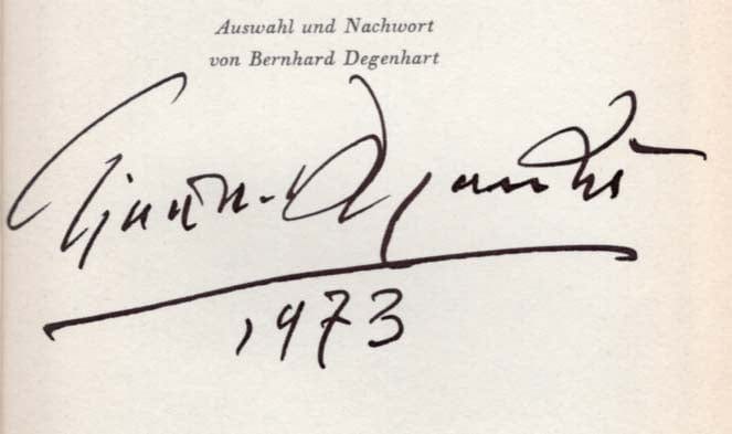 Giacomo Manzù Autograph Autogramm | ID 7878132727957