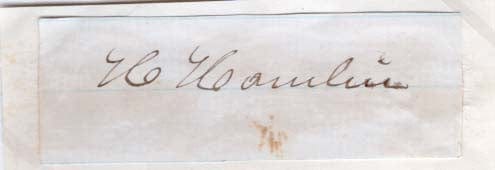 Hannibal Hamlin Autograph Autogramm | ID 8233851519125