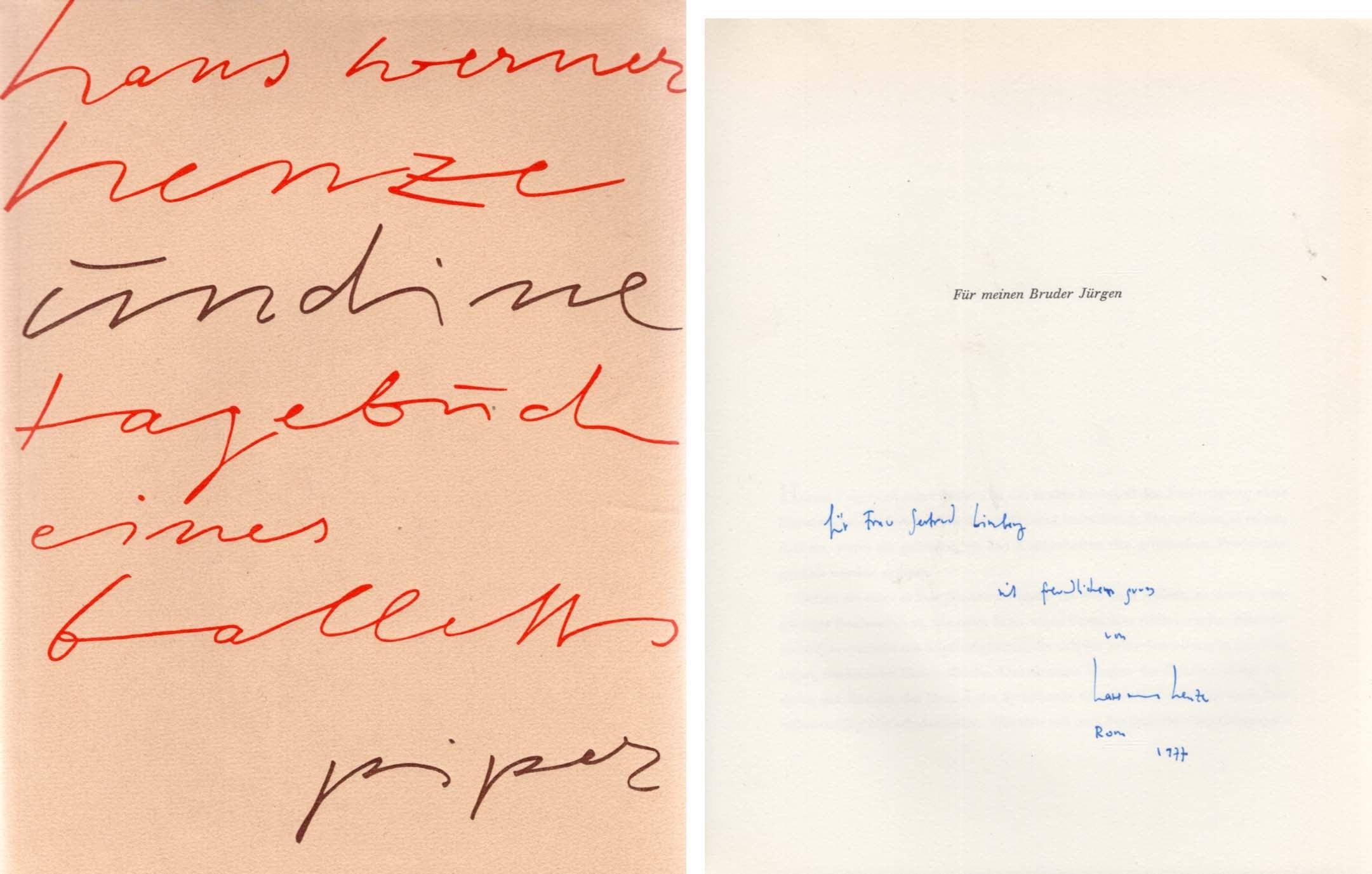 Hans Werner Henze Autograph Autogramm | ID 7974910984341