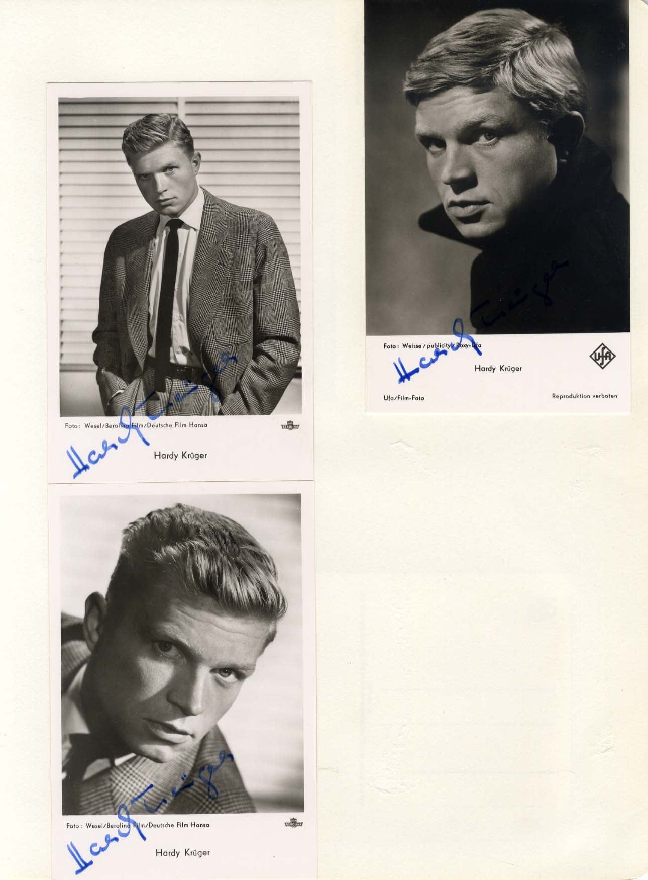Hardy Krüger Autograph Autogramm | ID 7874872869013