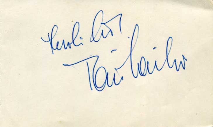 Herma & Toni Bauma & Sailer Autograph Autogramm | ID 14984841986429