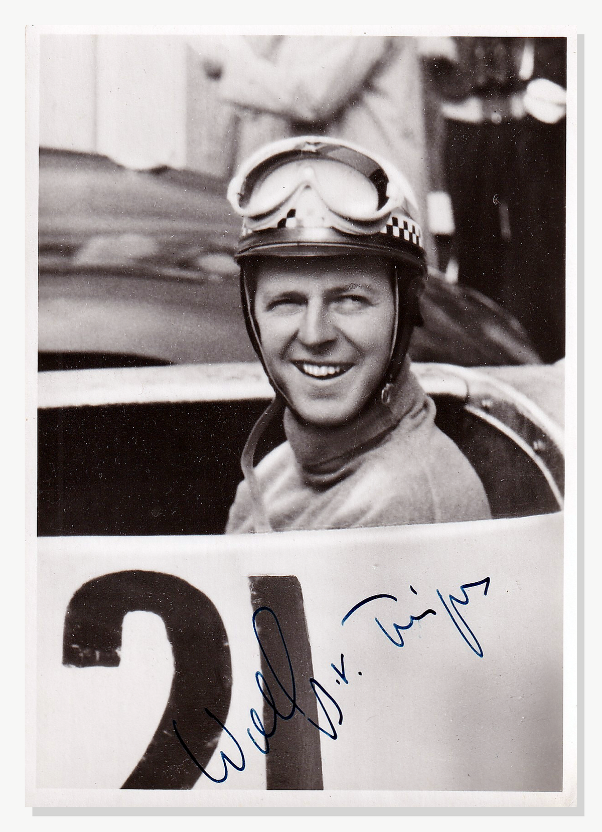 Wolfgang Graf Berghe von Trips Autograph Autogramm | ID 16009407725949