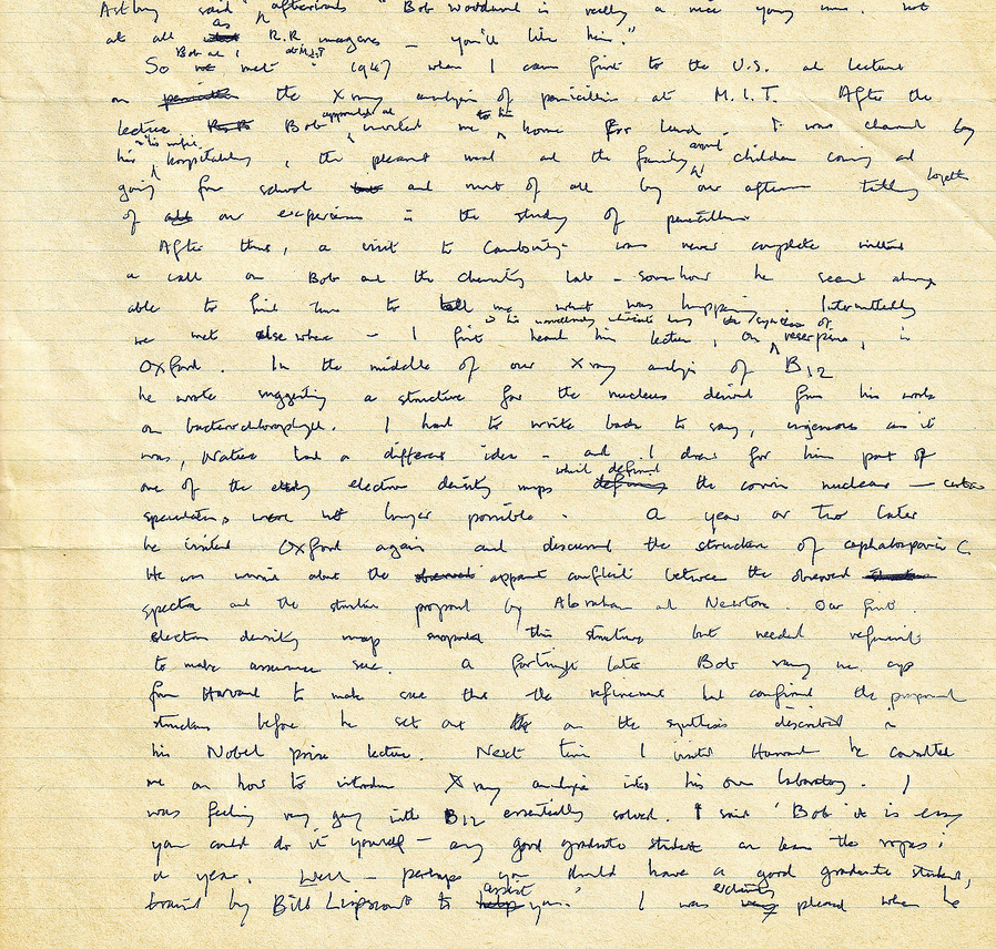 Dorothy Mary Crowfoot Hodgkin Autograph Autogramm | ID 16066090140029