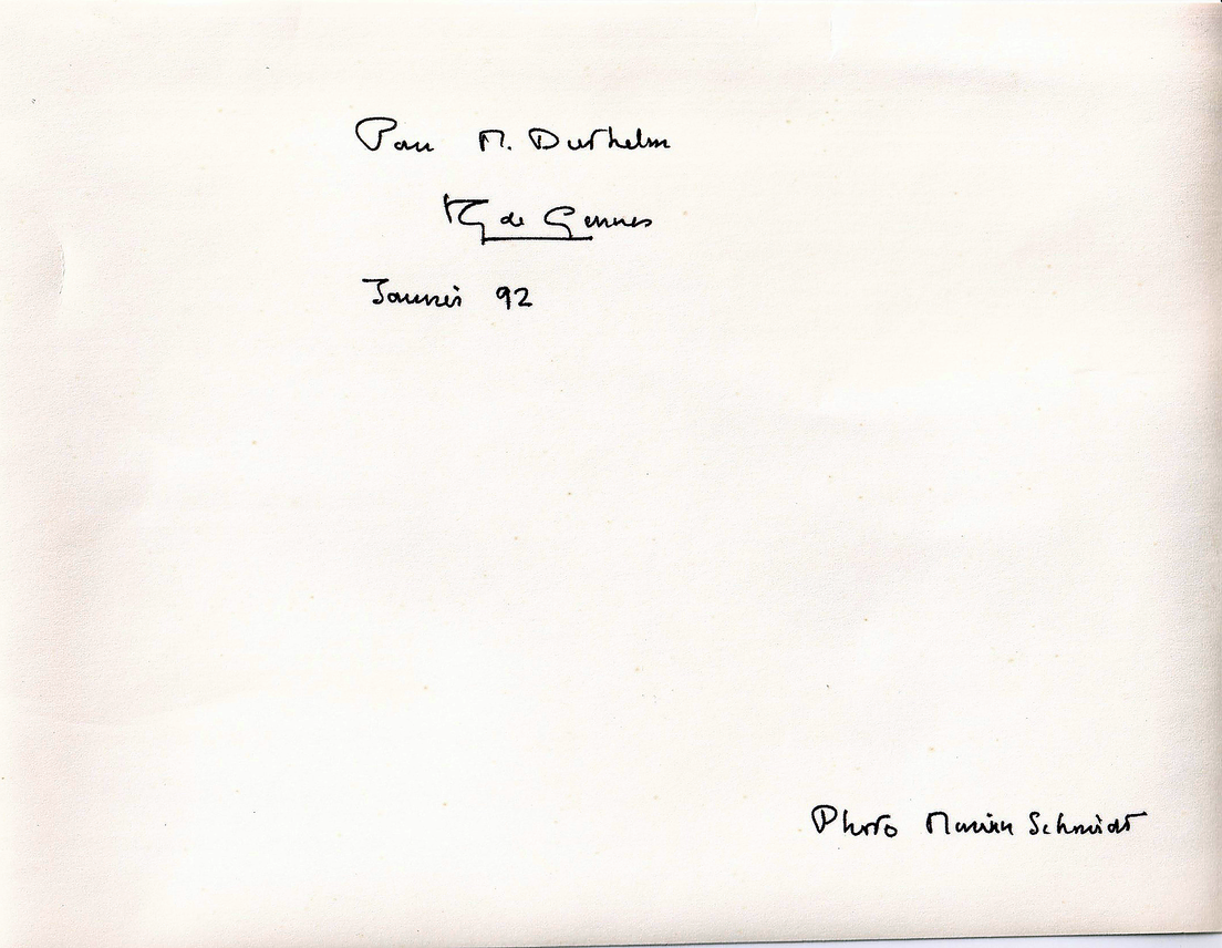 Pierre-Gilles de Gennes Autograph Autogramm | ID 16080235561341