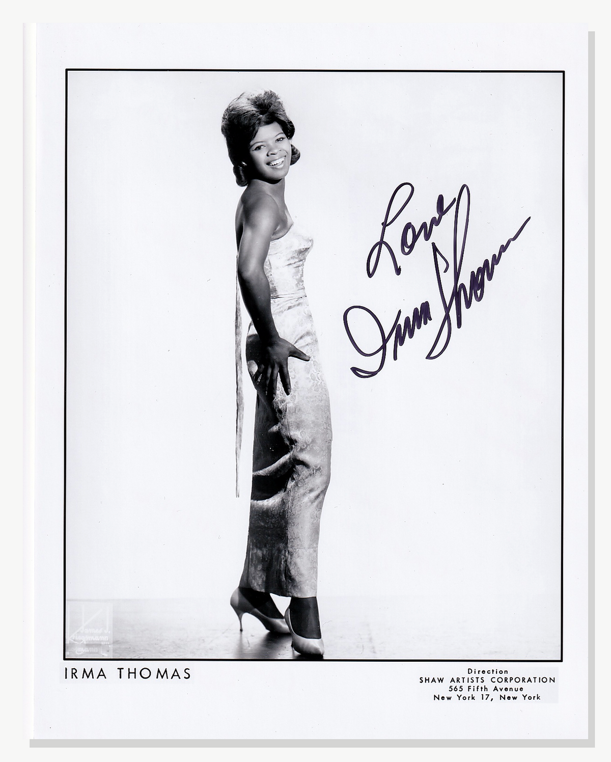 Irma Thomas Autograph Autogramm | ID 16063736250749