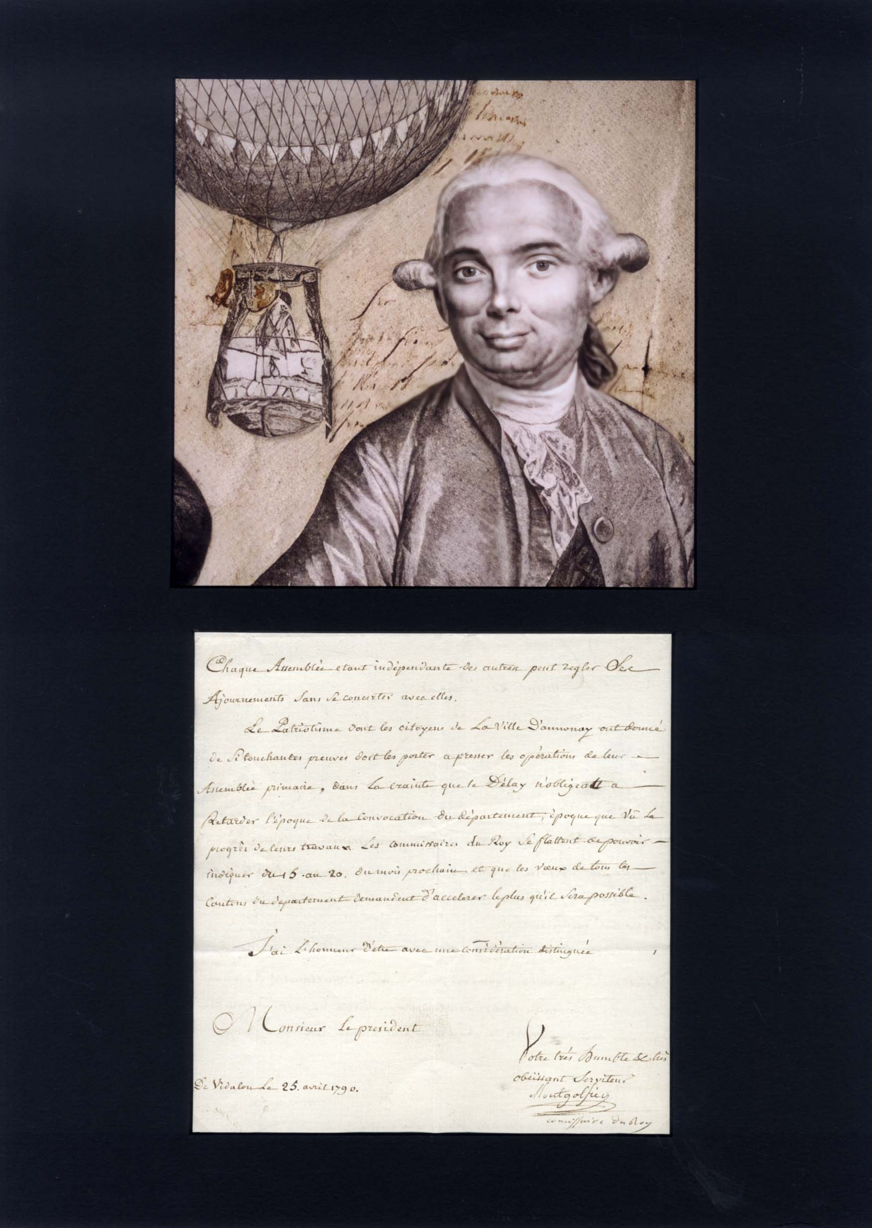 Jacques-Étienne Montgolfier Autograph Autogramm | ID 8302577975445