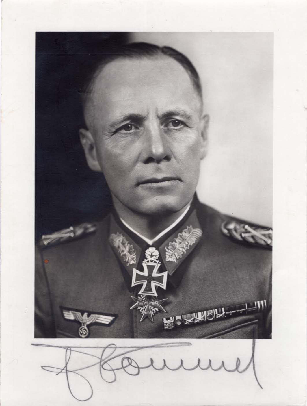 Johannes Erwin Eugen Rommel Autograph Autogramm | ID 7964175401109
