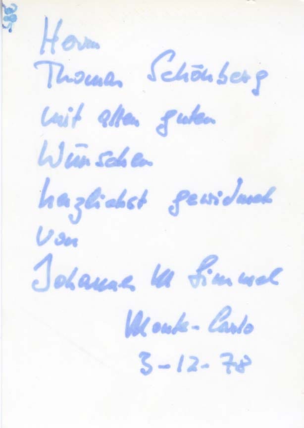 Johannes Mario & Ephraim & Others Simmel & Kishon & Others Autograph Autogramm | ID 8020634042517