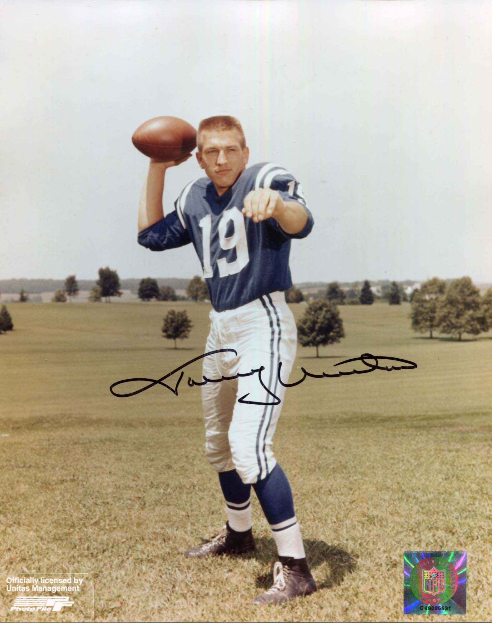 John Constantine Unitas Autograph Autogramm | ID 8013781106837