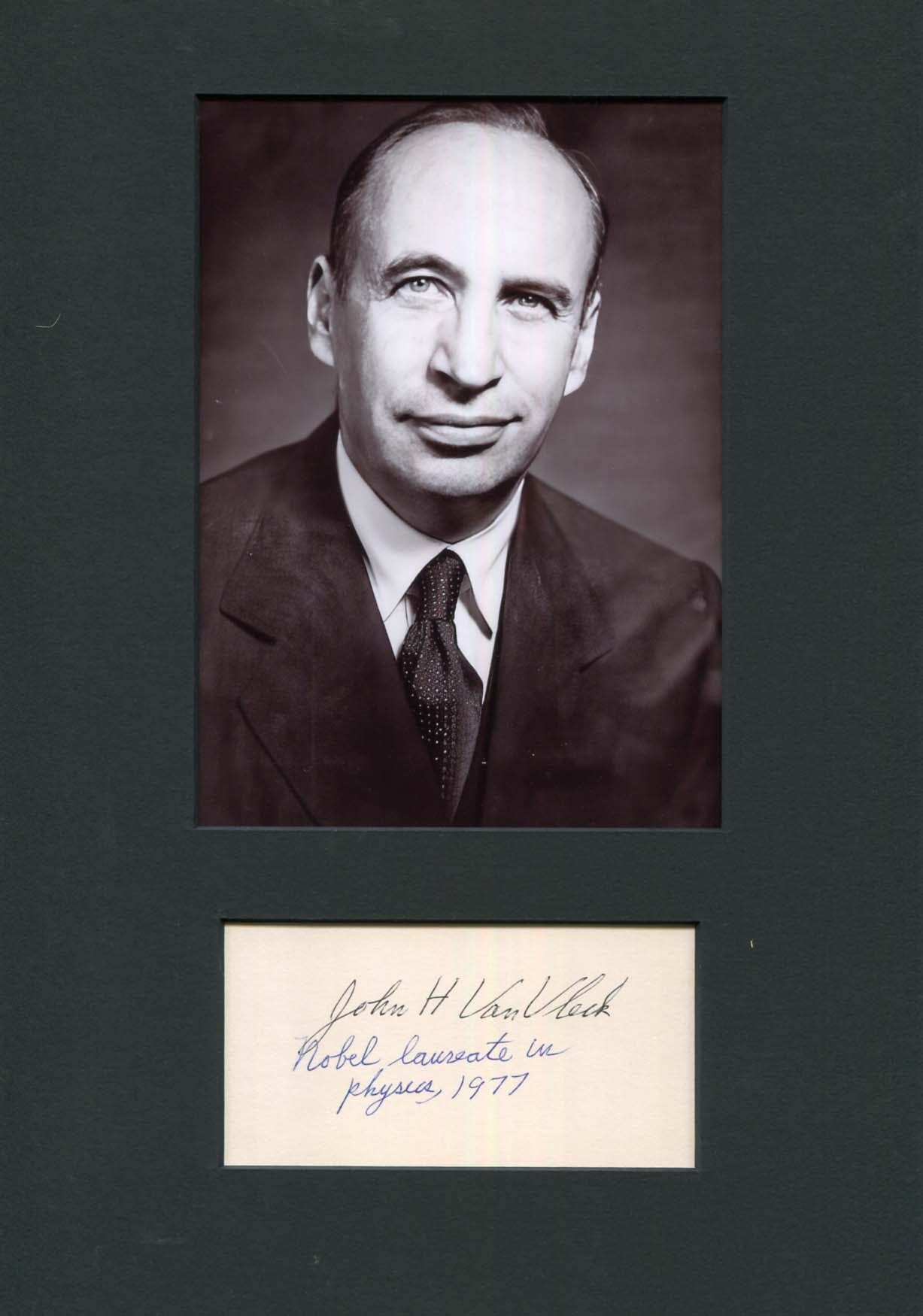 John Hasbrouck Van Vleck Autograph Autogramm | ID 7964615999637