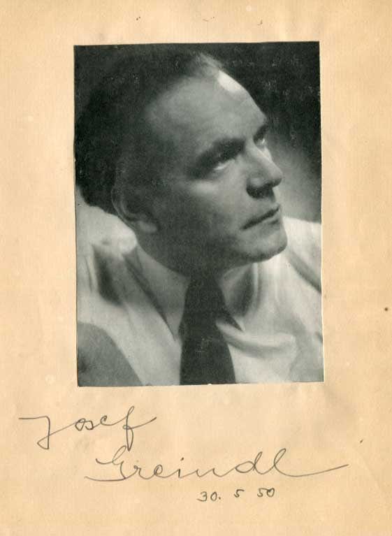 Josef & Pia Greindl & Tassinari Autograph Autogramm | ID 8480816464021