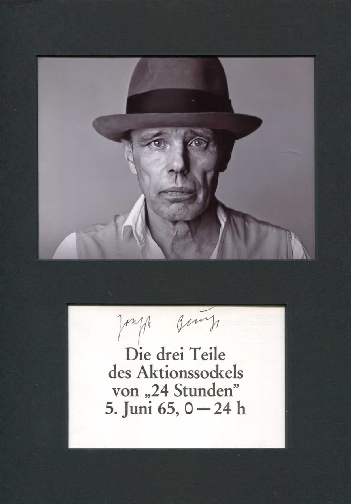 Joseph Beuys Autograph Autogramm | ID 15208754020733
