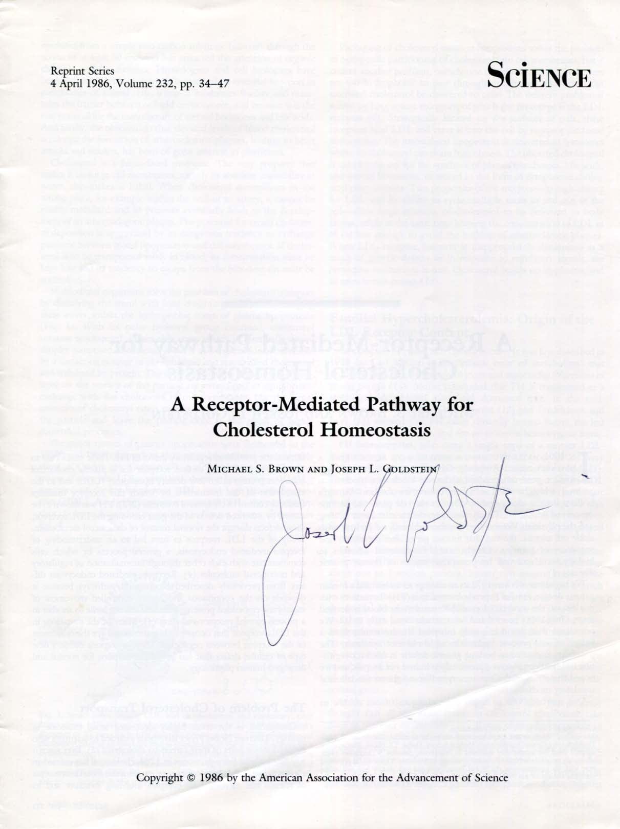 Joseph Leonard  Goldstein Autograph Autogramm | ID 8325281841301