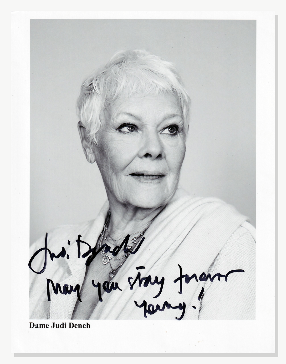 Judi Dench Autograph Autogramm | ID 16079823536509