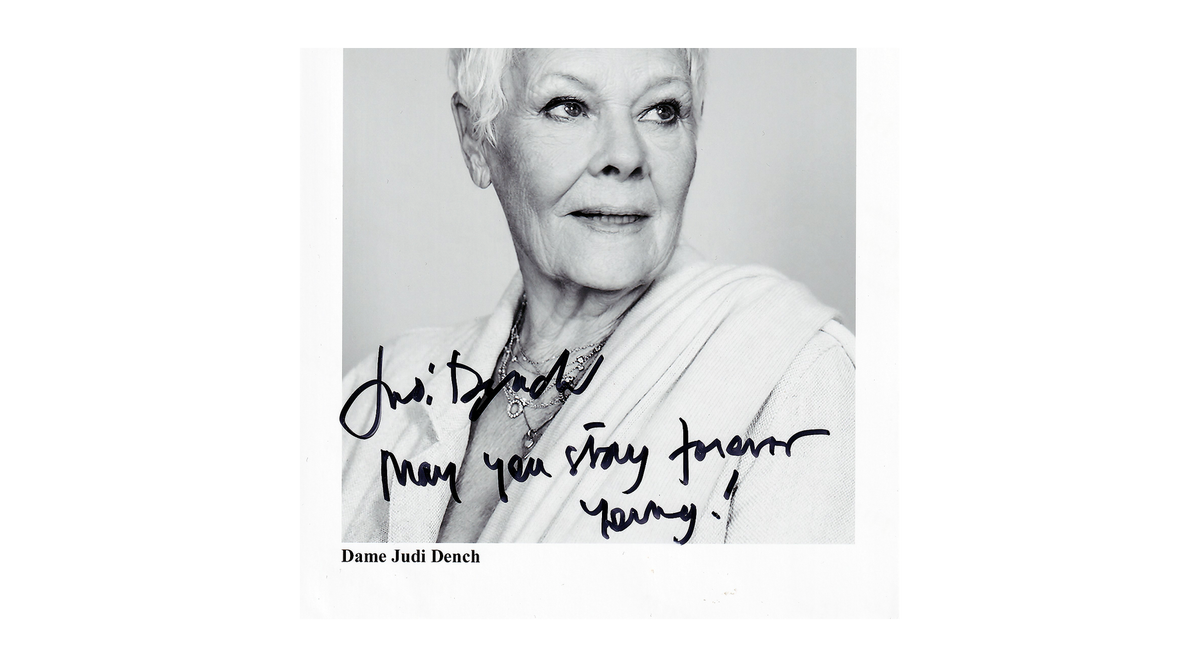 Judi Dench Autograph Autogramm | ID 16079823536509