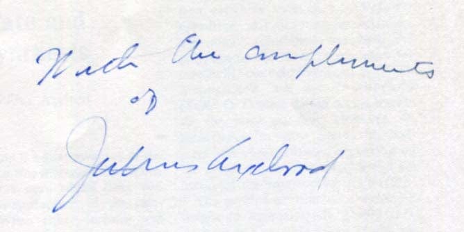 Julius  Axelrod Autograph Autogramm | ID 8245474656405