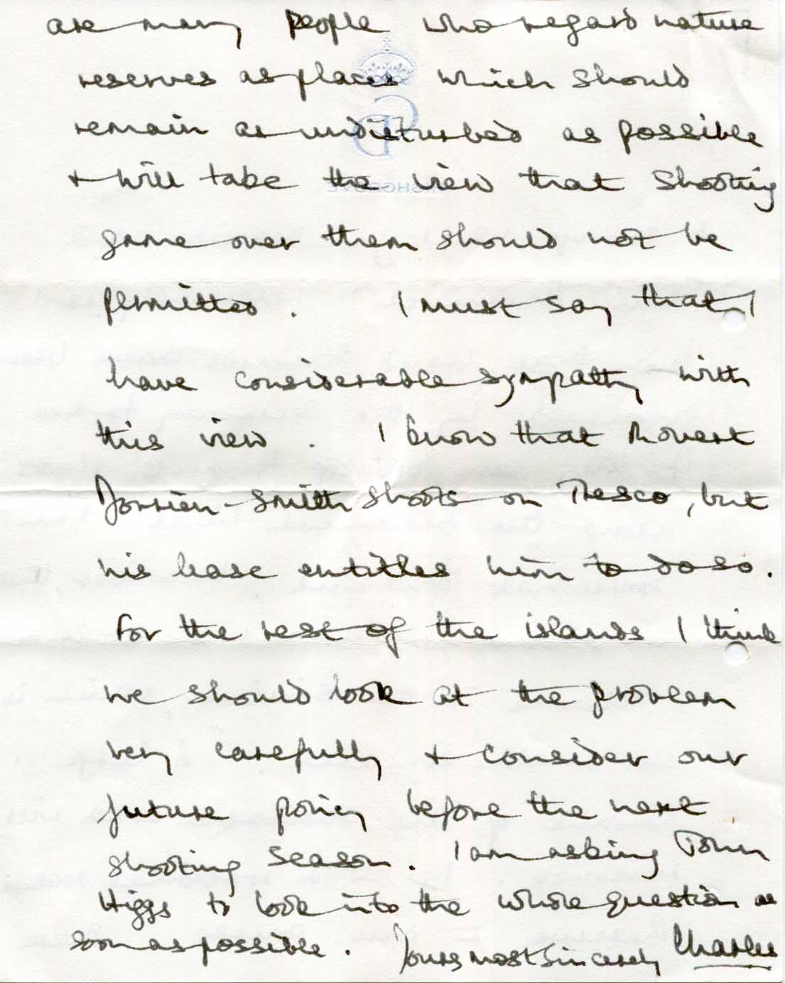 Charles III Autograph