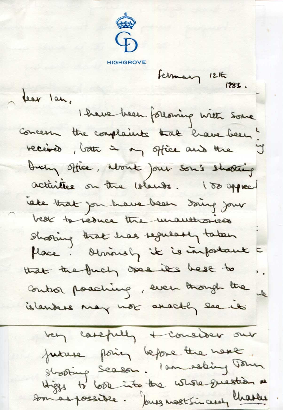 Charles III Autograph