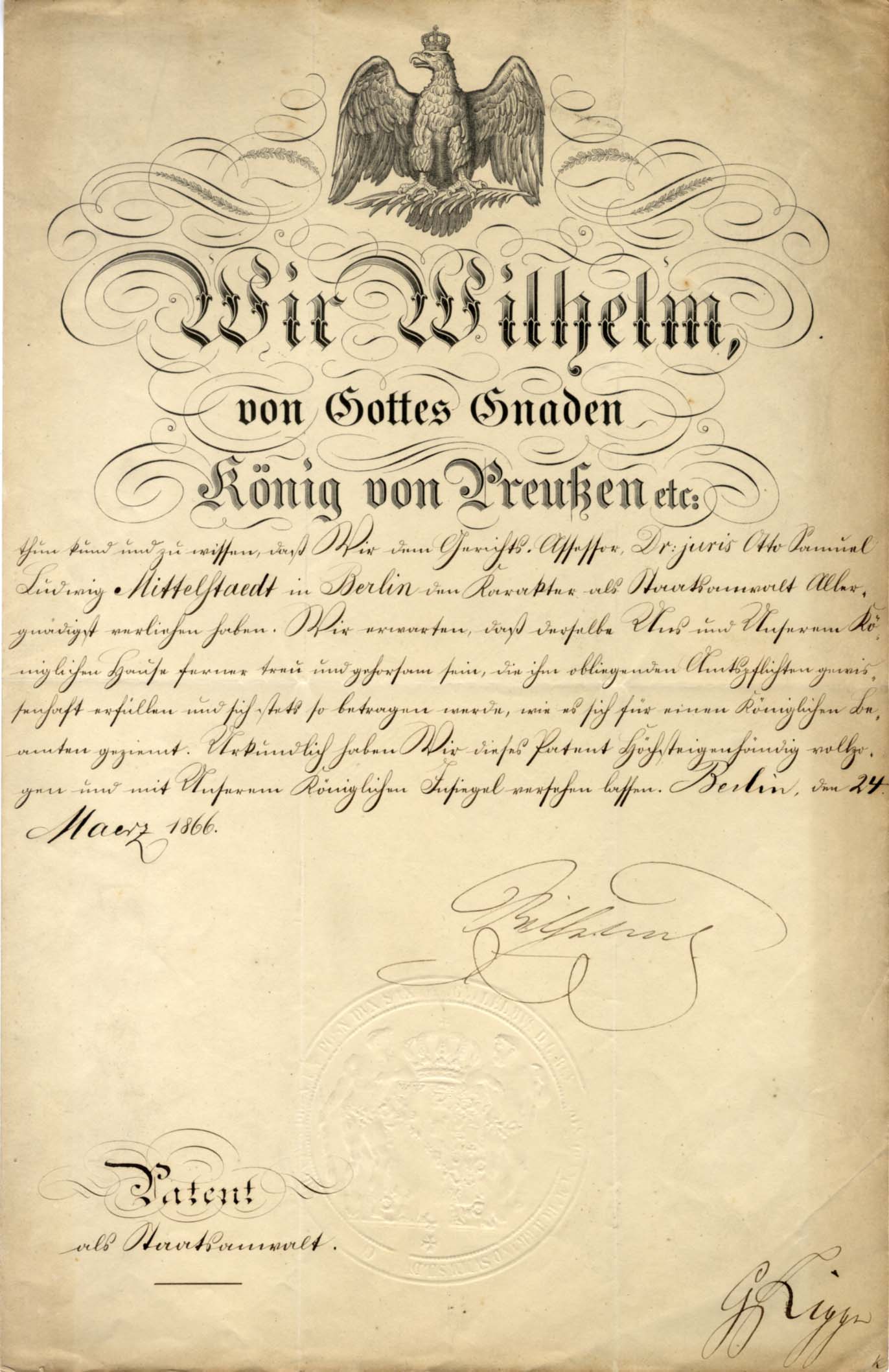 Wilhelm Friedrich Ludwig Wilhelm I of Prussia Autograph Autogramm | ID 7982449131669