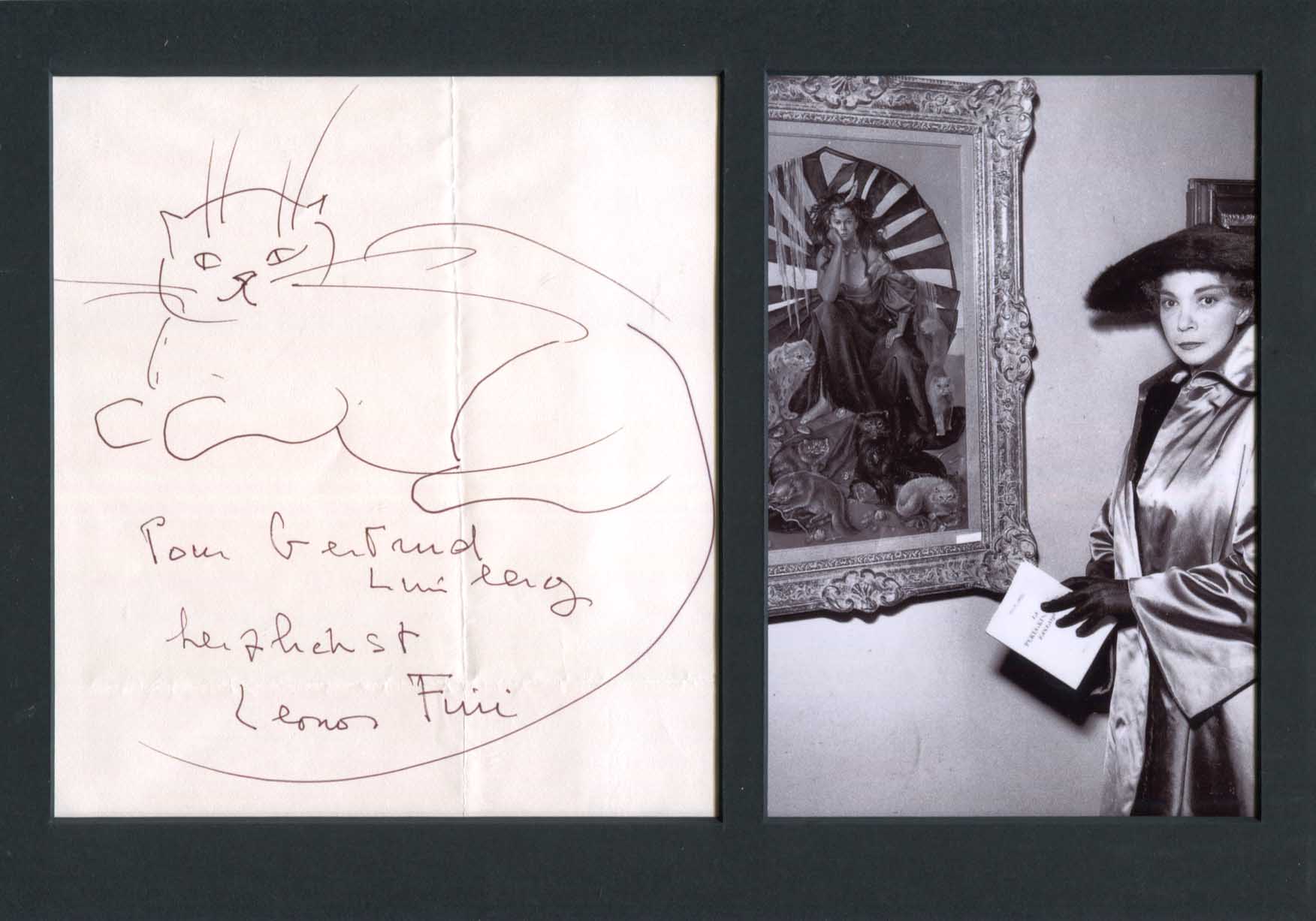 Leonor Fini Autograph