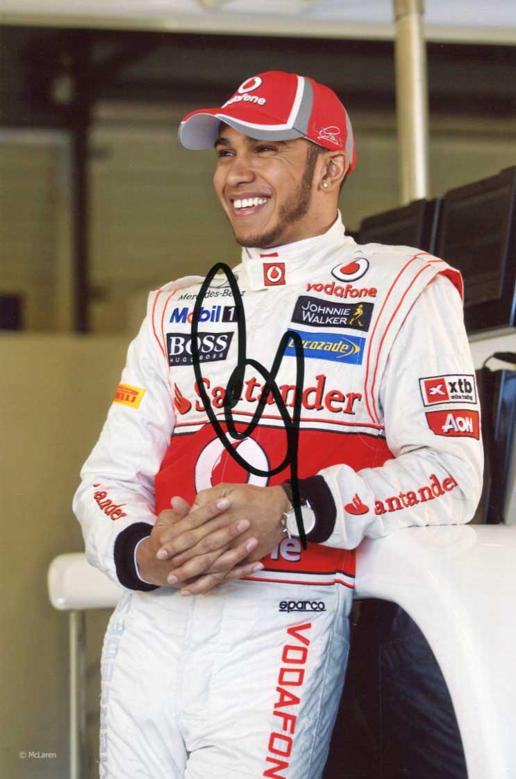Lewis  Hamilton Autograph Autogramm | ID 8410550927509